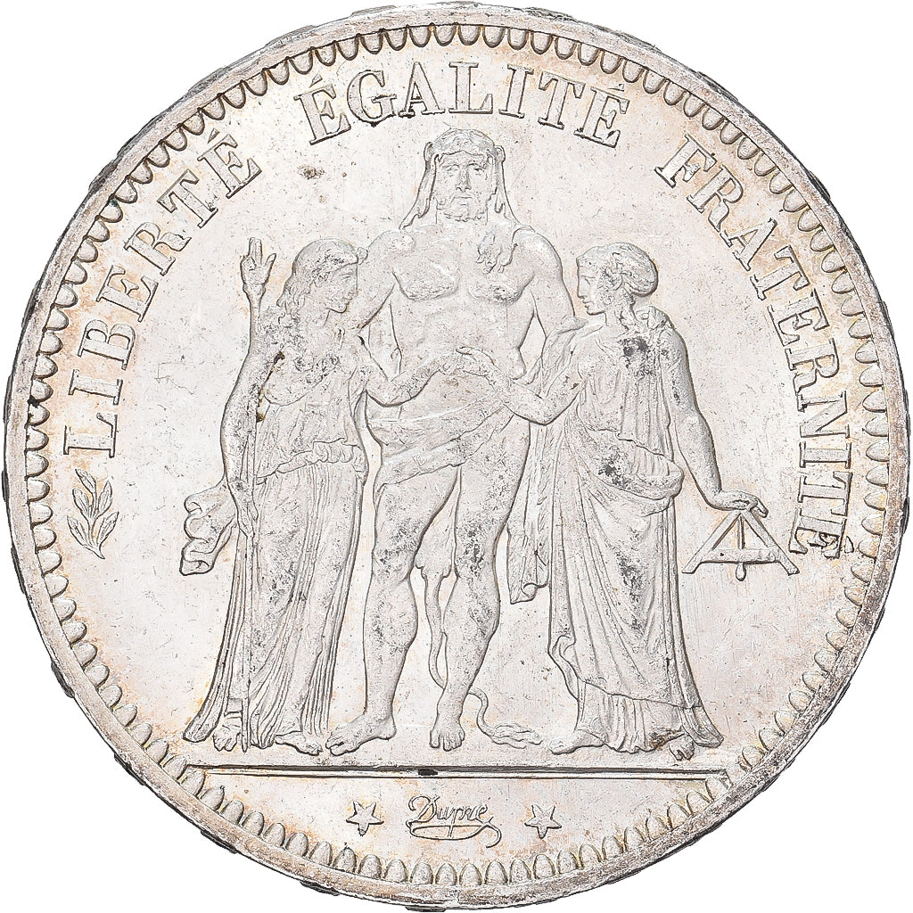 Francia, 5 Francs, Hercule, 1873, Paris, Argento, SPL, Gadoury:745.a, KM:820.1