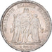 França, 5 Francs, Hercule, 1873, Paris, Prata, MS(63), Gadoury:745.a, KM:820.1