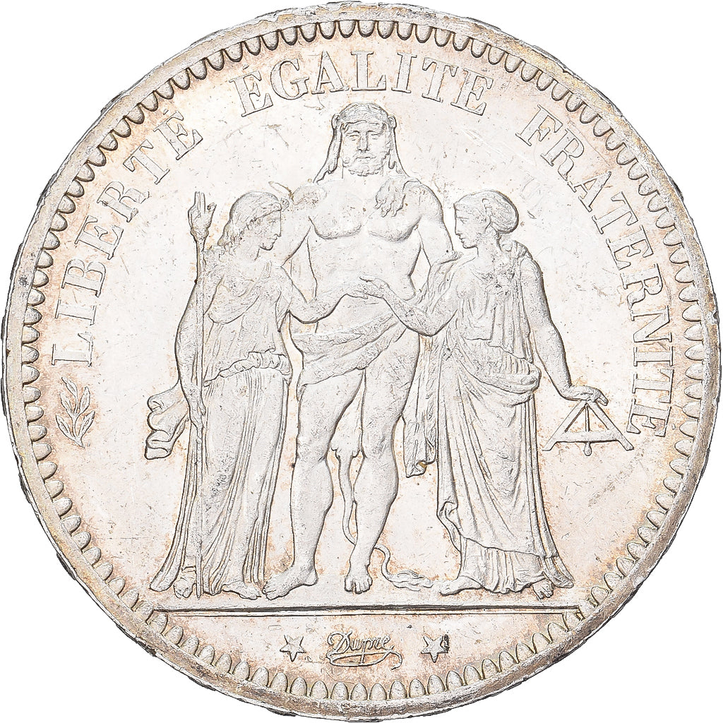 Francia, 5 Francs, Hercule, 1873, Paris, Argento, SPL, Gadoury:745.a, KM:820.1