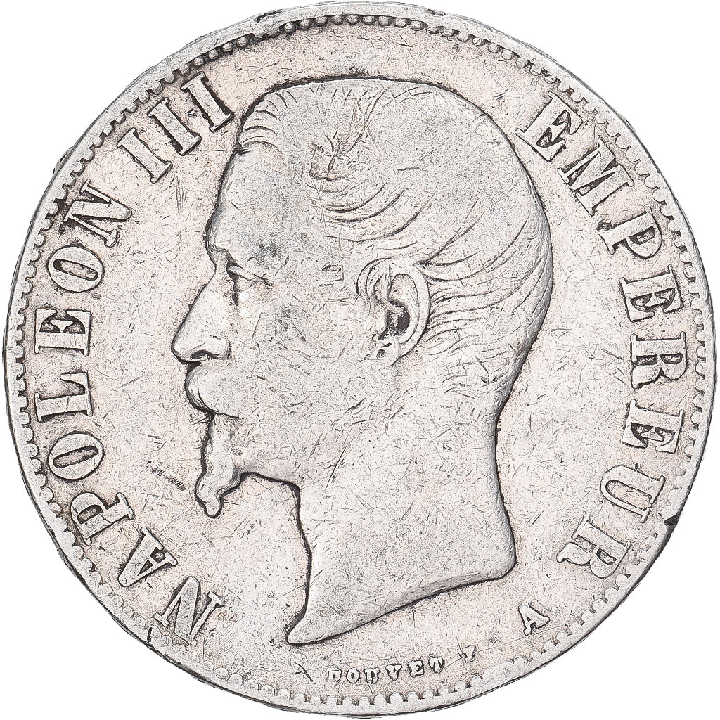 Frankreich, 5 Francs, Napoléon III, 1856, Paris, Silber, S, Gadoury:734