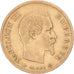 Francia, 10 Francs, Napoléon III, 1856, Paris, Tréflée, Oro, BC+
