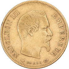 Frankreich, 10 Francs, Napoléon III, 1858, Paris, Gold, S+, Gadoury:1014