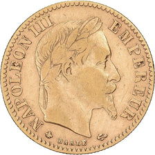 France, 10 Francs, Napoléon III, 1865, Paris, Or, TB+, Gadoury:1015, KM:800.1