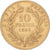 France, 10 Francs, Napoléon III, 1866, Strasbourg, Large BB, Gold, EF(40-45)