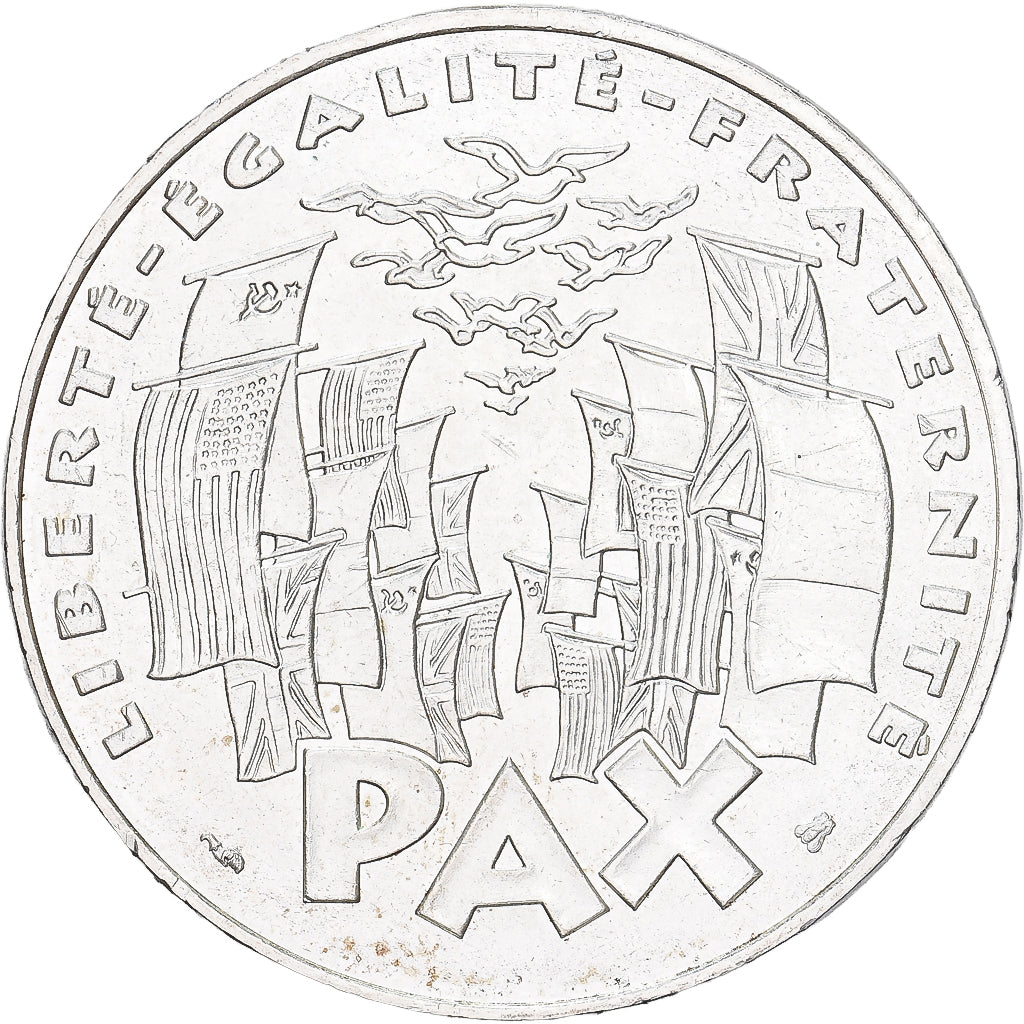 Francia, 100 Francs, 8 mai 1945, 1995, Plata, EBC, Gadoury:952, KM:1116.1