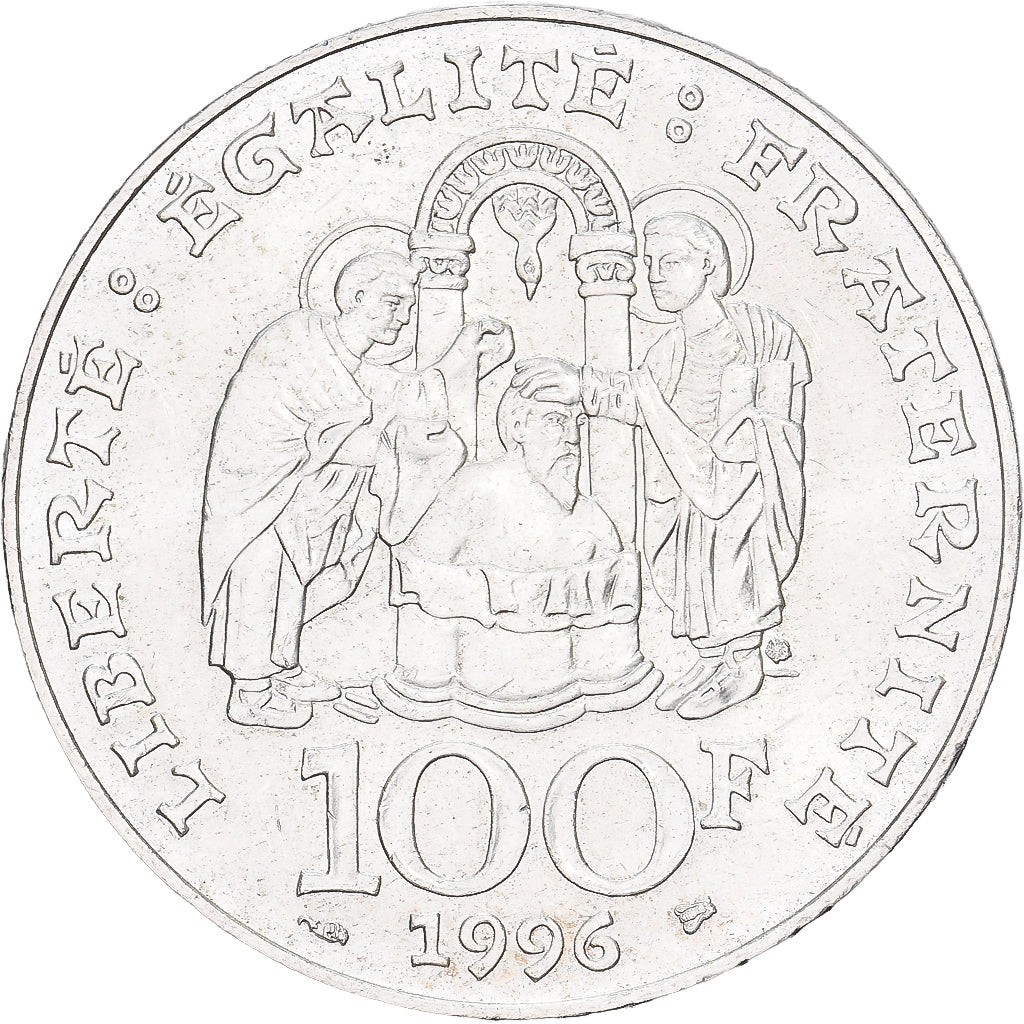 France, 100 Francs, Clovis, 1996, Argent, SUP+, Gadoury:953, KM:1180
