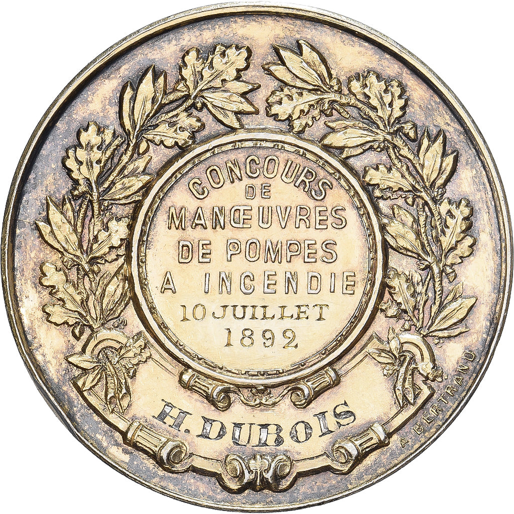 Frankreich, Medaille, Concours de Manoeuvre de Pompes à Incendie, Le Mans
