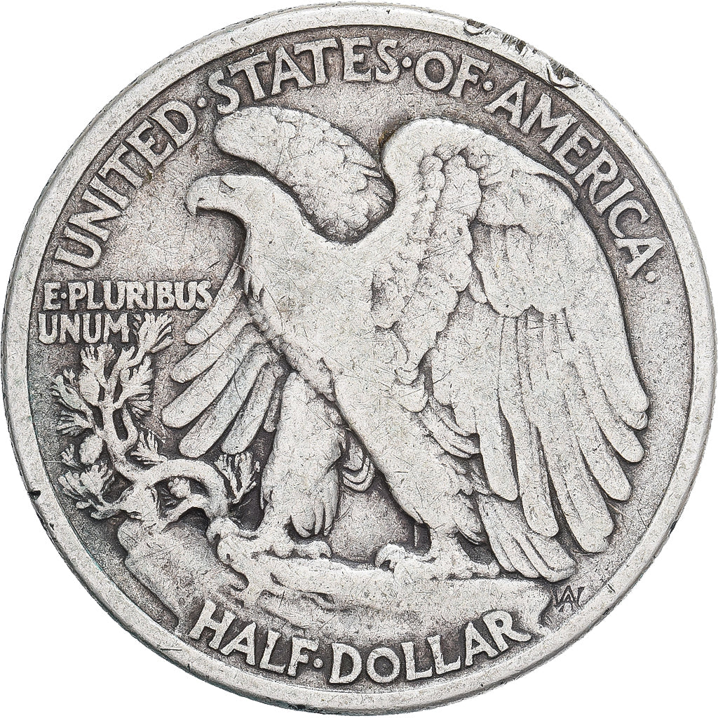 Vereinigte Staaten, Half Dollar, Walking Liberty, 1943, Philadelphia, Silber, S