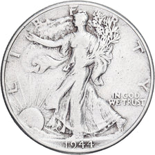 United States, Half Dollar, Walking Liberty, 1944, Philadelphia, Silver