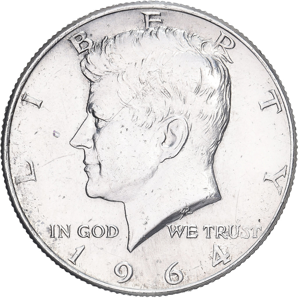 Vereinigte Staaten, Half Dollar, Kennedy, 1964, Philadelphia, Silber, VZ