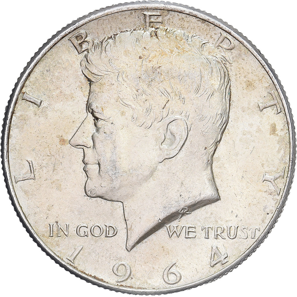 Stati Uniti, Half Dollar, Kennedy, 1964, Philadelphia, Argento, SPL-