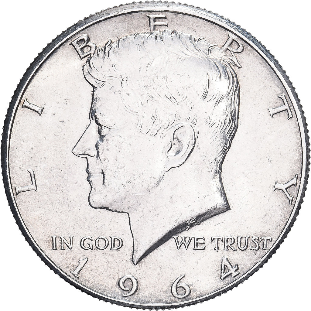 Vereinigte Staaten, Half Dollar, Kennedy, 1964, Philadelphia, Silber, VZ+