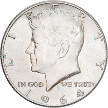 Stati Uniti, Half Dollar, Kennedy, 1964, Philadelphia, Argento, SPL