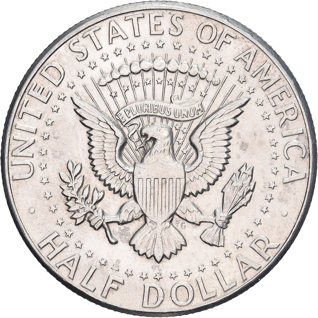 Estados Unidos, Half Dollar, Kennedy, 1964, Philadelphia, Plata, SC