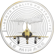 Francia, medaglia, Les Fleurons Français, Le Mirage, Argento, FDC
