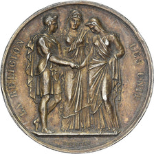 France, Medal, Mariage, La Religion les Unit, Vermeil, Depaulis, AU(50-53)