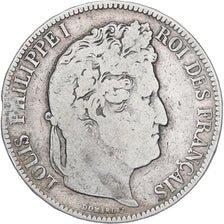 Francja, 5 Francs, Louis-Philippe, 1841, Bordeaux, Srebro, VF(30-35)