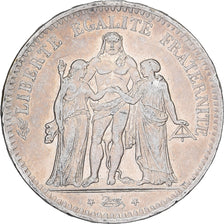 Francia, 5 Francs, Hercule, 1849, Paris, Plata, MBC, Gadoury:683, KM:756.1
