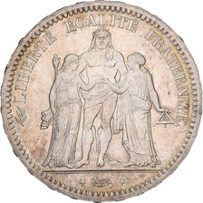 Francja, 5 Francs, Hercule, 1873, Paris, Srebro, MS(60-62), Gadoury:745a