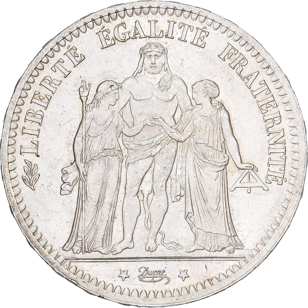 Frankreich, 5 Francs, Hercule, 1873, Paris, Silber, VZ+, Gadoury:745a, KM:820.1