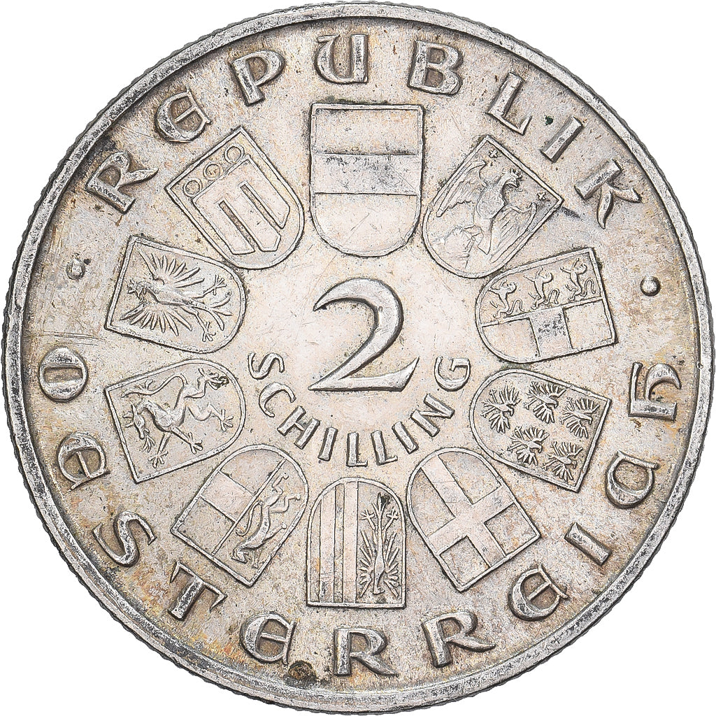 Austria, 2 Schilling, 1929, Plata, MBC+, KM:2844
