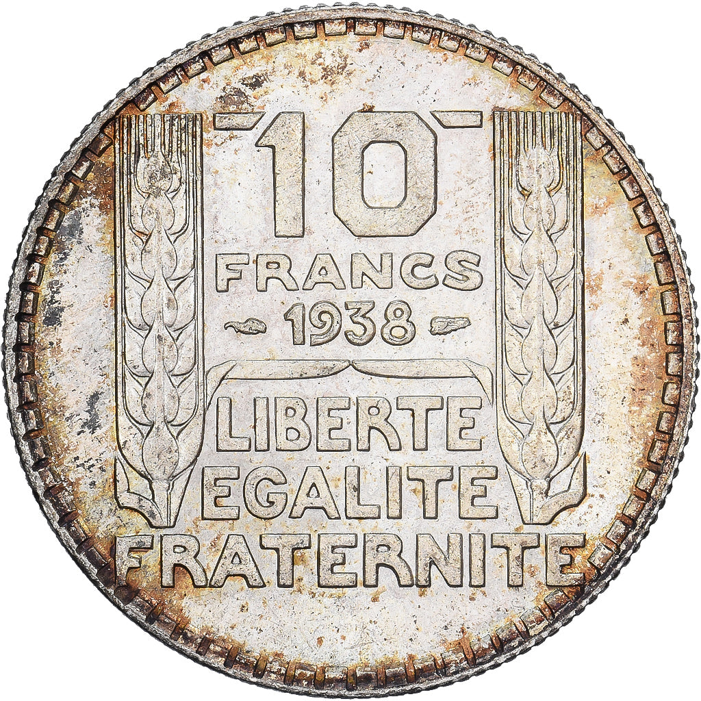 France, 10 Francs, 1938, Paris, Argent, SUP+, Gadoury:801, KM:878