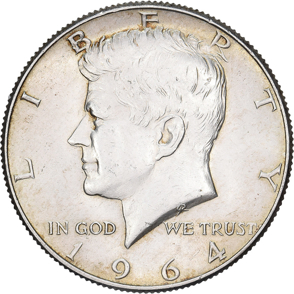 United States, Half Dollar, Kennedy, 1964, Philadelphia, Silver, MS(60-62)
