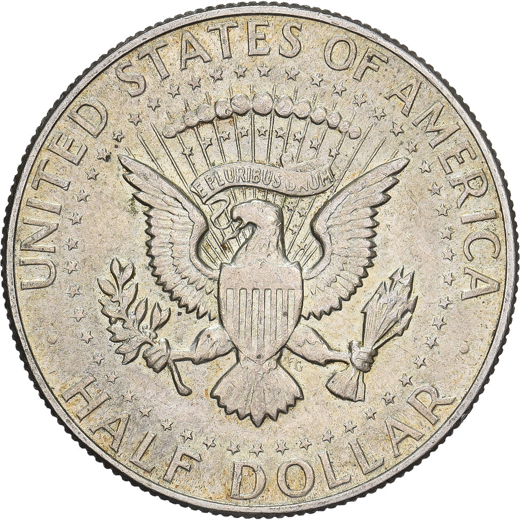 Verenigde Staten, Half Dollar, Kennedy, 1967, Philadelphia, Zilver, ZF+, KM:202a