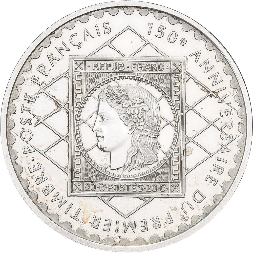 Frankrijk, 10 Francs, Union Postale Universelle, 1999, Monnaie de Paris, Zilver