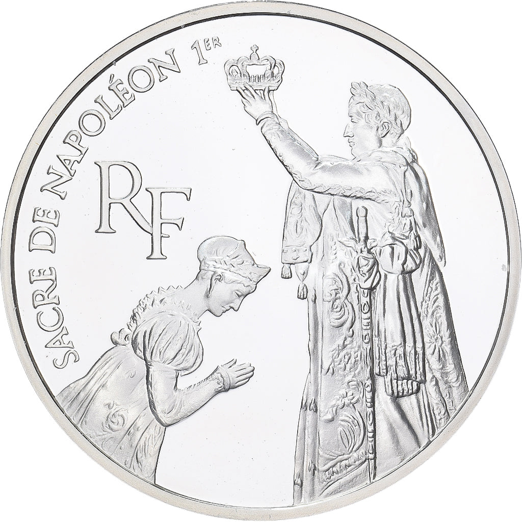 Francia, 100 Francs, Sacre de Napoléon Ier, 1993, FS, Argento, FDC, KM:1022