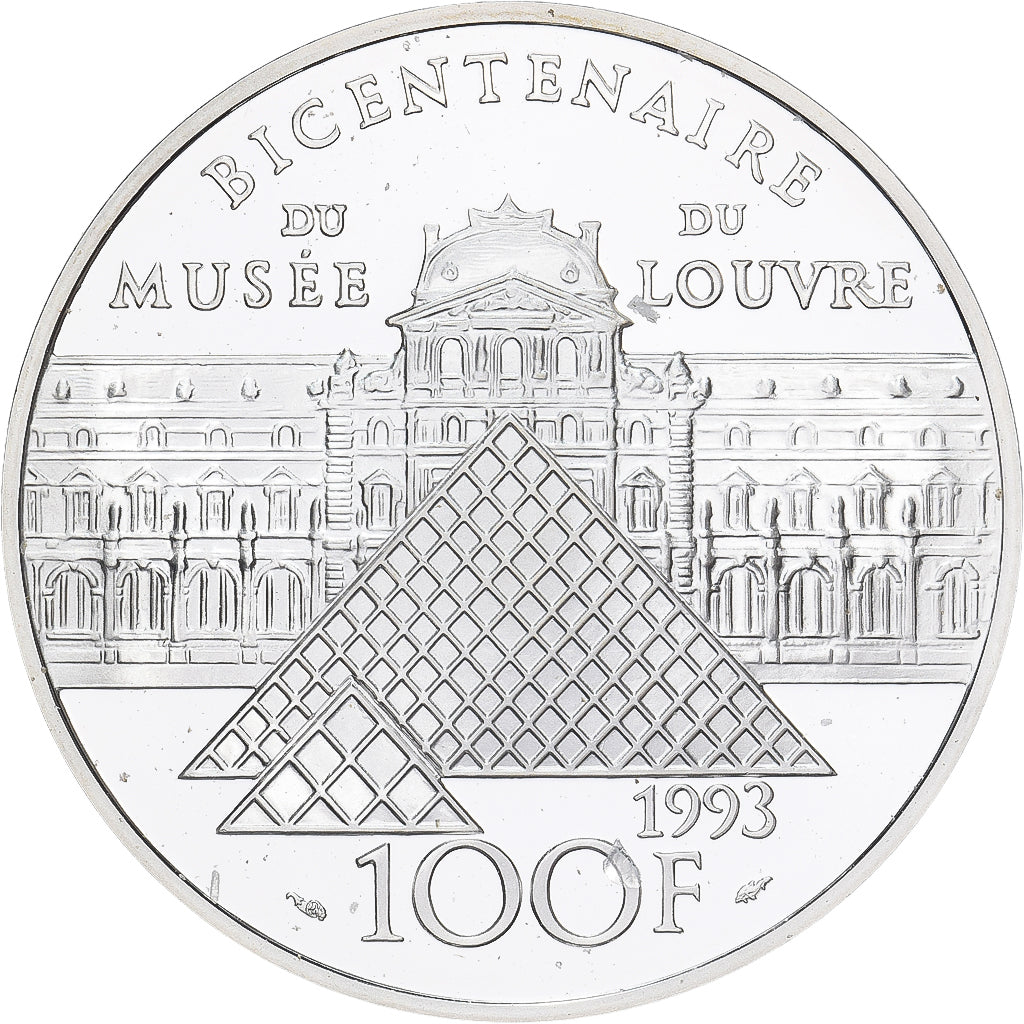 Francia, 100 Francs, Sacre de Napoléon Ier, 1993, FS, Argento, FDC, KM:1022