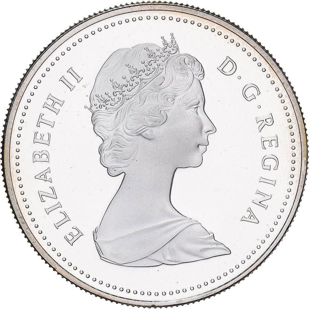 Canadá, Elizabeth II, Dollar, 1984, Royal Canadian Mint, Prata, MS(65-70)