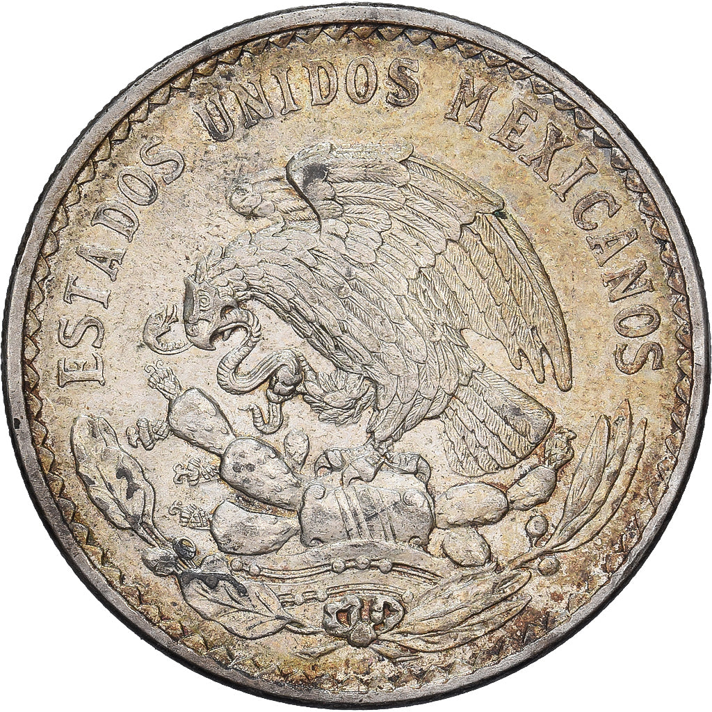 Mexico, Peso, 1947, Mexico City, Silver, AU(50-53), KM:456