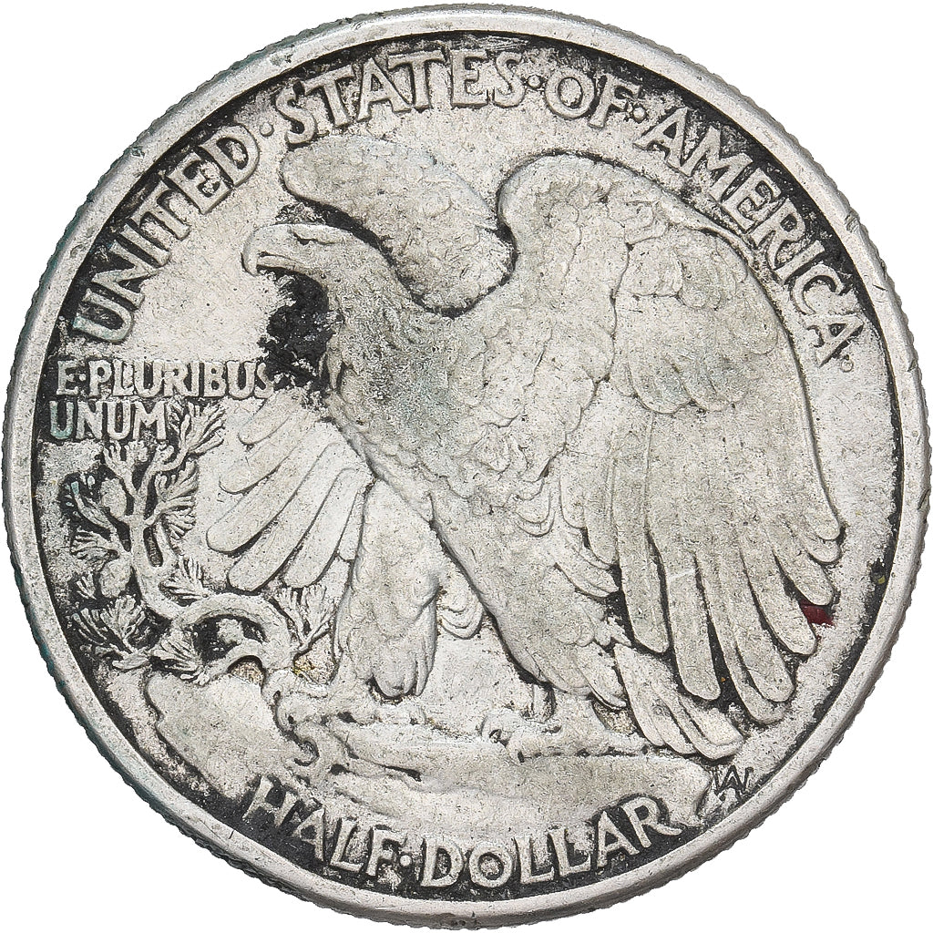 États-Unis, Half Dollar, Walking Liberty, 1941, Philadelphie, Argent, TB