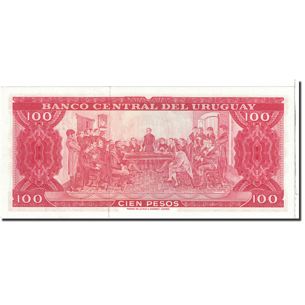 Banknote, Uruguay, 100 Pesos, 1967, Undated, KM:47a, UNC(65-70)