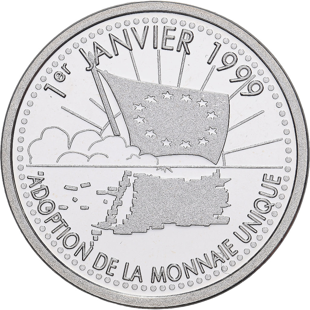France, 10 Euro, Europa, ESSAI, 1999, Utrecht, Argent, FDC