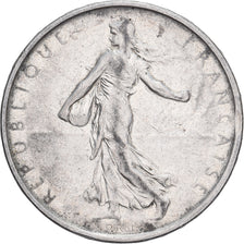Frankreich, 5 Francs, Semeuse, 1963, Paris, error clipped planchet, Silber, SS+