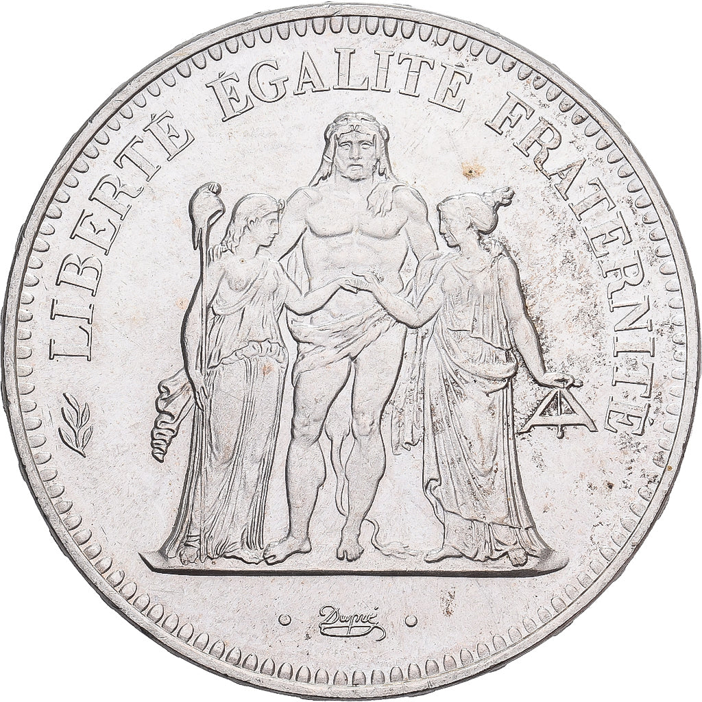 France, 50 Francs, Hercule, 1974, Hybrid issue, Silver, MS(63), Gadoury:882a