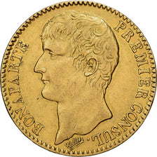 França, Napoleon I, 40 Francs, An XI, Paris, Without olive, Dourado, EF(40-45)
