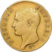 França, 40 Francs, Napoléon I, AN 13, Paris, Dourado, VF(30-35), Gadoury:1081