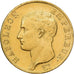 França, 40 Francs, Napoléon I, AN 13, Paris, Dourado, AU(50-53), Gadoury:1081