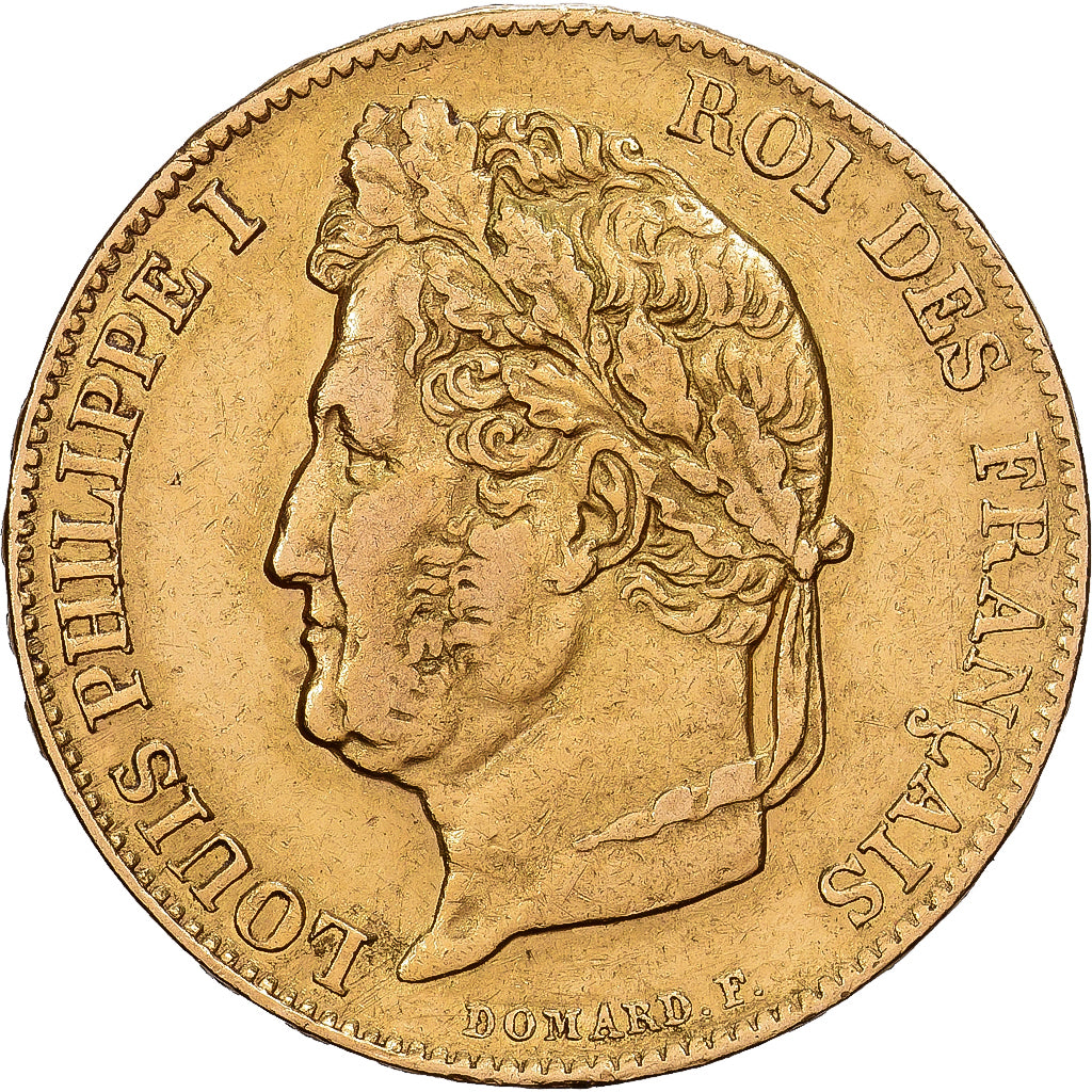 France, Louis-Philippe, 20 Francs, 1840, Paris, Gold, EF(40-45), Gadoury:1031