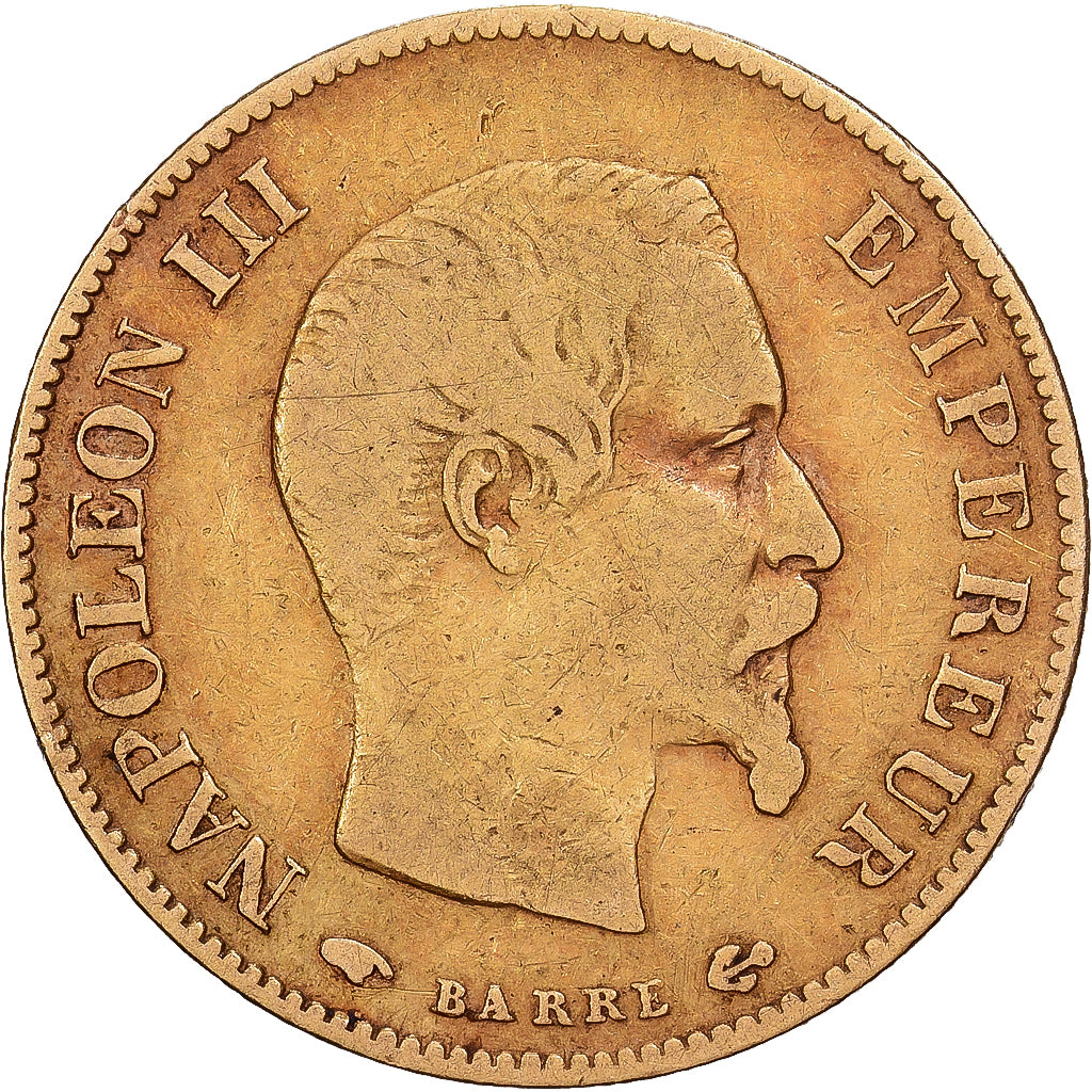Frankreich, 10 Francs, Napoléon III, 1859, Paris, Gold, S, Gadoury:1014