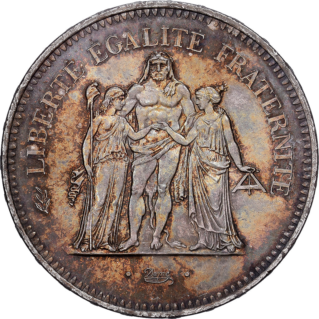 Francia, 50 Francs, Hercule, 1977, Paris, Plata, EBC+, KM:941.1