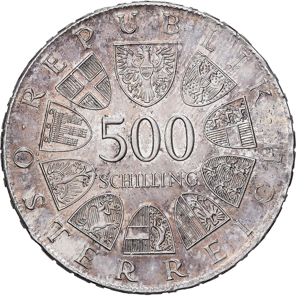 Austria, 500 Schilling, 1981, Vienne, Silver, MS(63), KM:2953