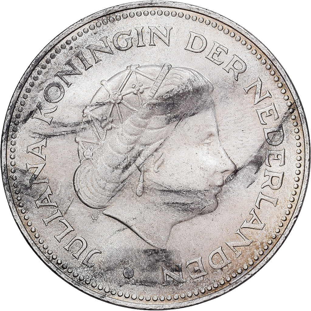 Nederland, Juliana, 10 Gulden, 1970, Utrecht, Zilver, PR, KM:195