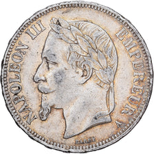 France, Napoleon III, 5 Francs, Napoléon III, 1868, Paris, Silver, EF(40-45)