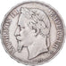 Francia, Napoleon III, 5 Francs, Napoléon III, 1870, Paris, Plata, BC+