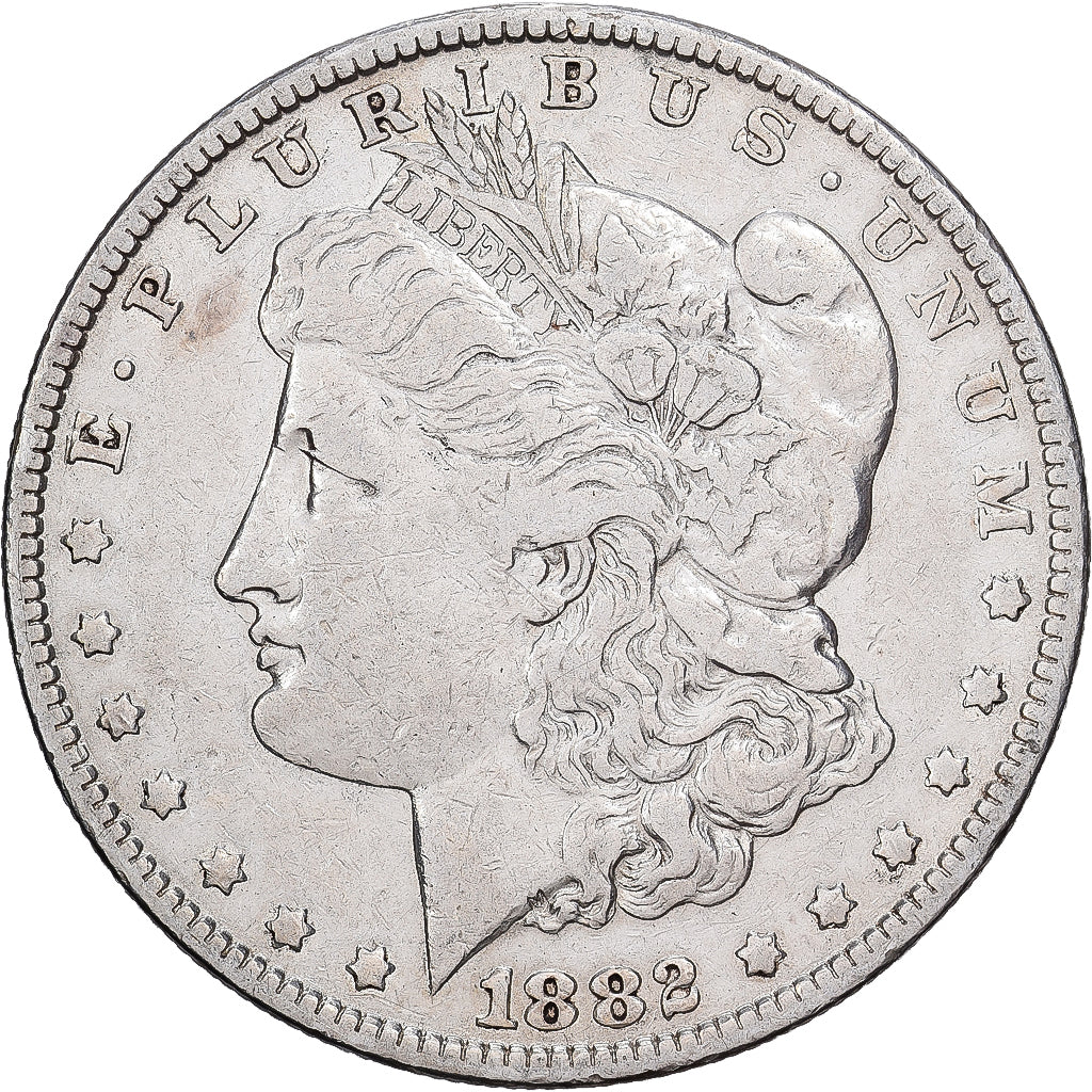 United States, Dollar, Morgan, 1882, Philadelphia, Silver, VF(20-25), KM:110