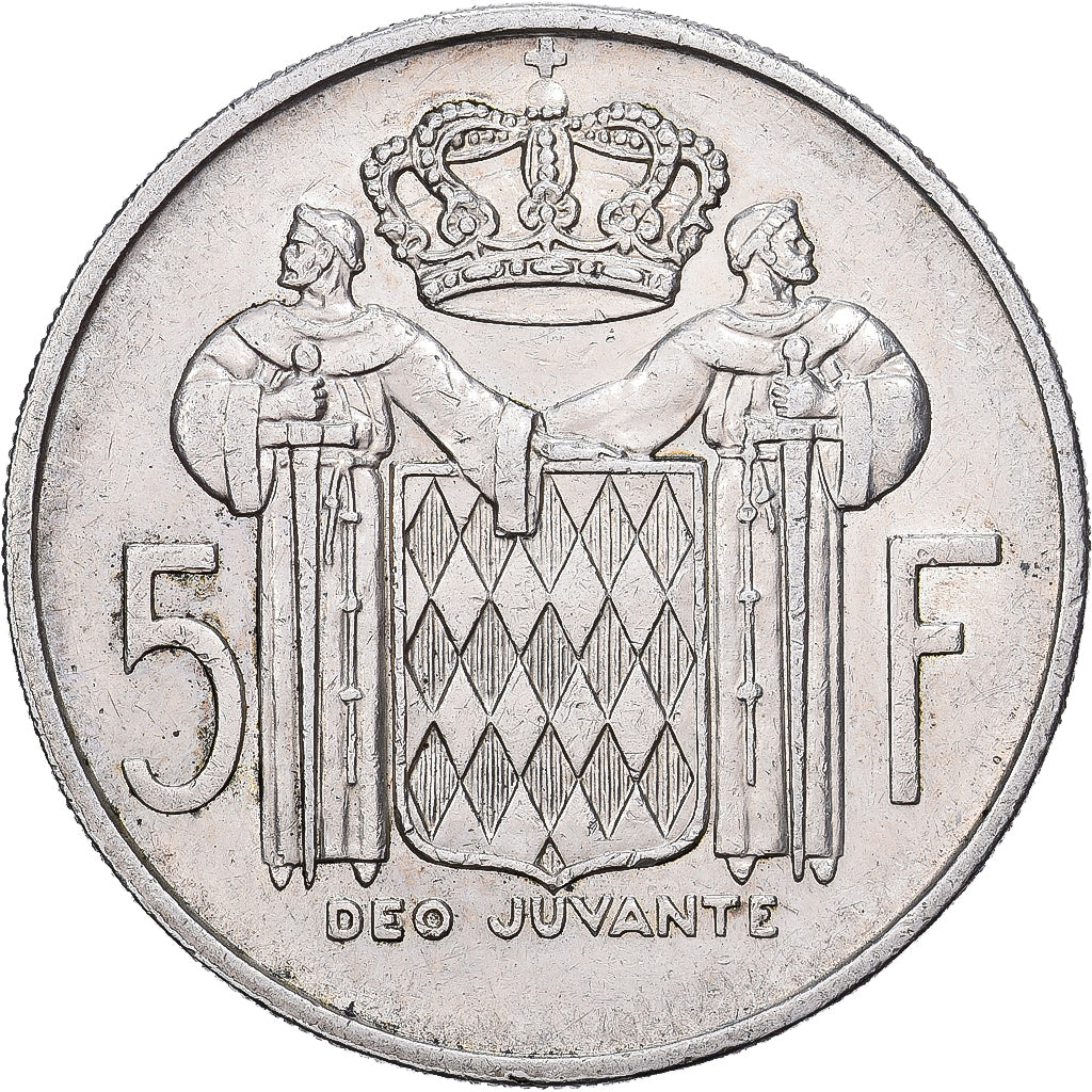 Monaco, Rainier III, 5 Francs, 1960, Paris, Argent, TTB, KM:141